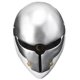 thumbnail image 1 of Casco de zorro gris para cosplay de ciencia ficción, fiesta de Halloween para adultos, 1 of 4