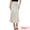 Light Apricot, variant on DARING DIVA Women's Silk Satin Polka Dot Midi Skirt with Design Small Light Apricot