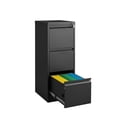 thumbnail image 1 of 3 Drawer File Cabinet with Lock,Large Metal Vertical File Cabinets for Home Office, Heavy Duty Steel Lockable Filing Storage Cabinet for Letter/Legal/A4/F4 Size File, 1 of 7