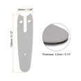 thumbnail image 2 of Uxcell 5 Inch Mini Chainsaw Guide Bar Replacement for Handle Cordless Electric Chain Saws Bar, 2 Pcs, 2 of 6
