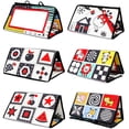 thumbnail image 3 of Espejo de juguete para bebé, espejo de hongo blanco y negro, juguetes de desarrollo para bebé, juguetes de actividad Montessori, 0-12 meses, 3 of 4