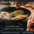 thumbnail image 3 of Anolon X Hybrid 10 Piece Nonstick Aluminum Nonstick Cookware Induction Pots and Pans Set, Charcoal Gray, 3 of 11