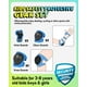 thumbnail image 4 of Casco de bicicleta VICTGOAL para niños pequeños, ligero, 3D, de 3 a 8 años, azul, 4 of 7