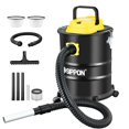 thumbnail image 1 of Aspirador de cenizas SIPPON para estufas de pellets con base con ruedas y función de soplador, potente aspirador de cenizas todo en uno para chimeneas y estufas de pellets (15 litros), 1 of 5