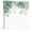 White, variant on Eucalyptus Wall Art Painting on Canvas, Leaf Branch Nature Fruit Spring Summer Canvas Art Home Prints Wall Art Framed Modern Artwork for Living Room Bedroom Wall Decor 8x8in