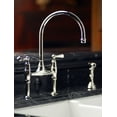 thumbnail image 6 of Perrin And Rowe U.4719L-2 Georgian Era 1.8 GPM Widespread Bridge Kitchen Faucet - Brass, 6 of 7