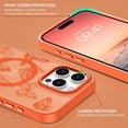 thumbnail image 2 of Funda BENTOBEN para iPhone 16 Pro Max Translúcida Naranja, 2 of 9