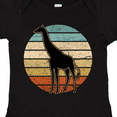 thumbnail image 4 of Inktastic Giraffe African Animal Retro Sunset Boys or Girls Baby Bodysuit, 4 of 5