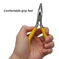 thumbnail image 4 of Lerpwige Ergonomic Antislip Handle Round Nose Pliers Light Weight For Craft Projects, 4 of 7