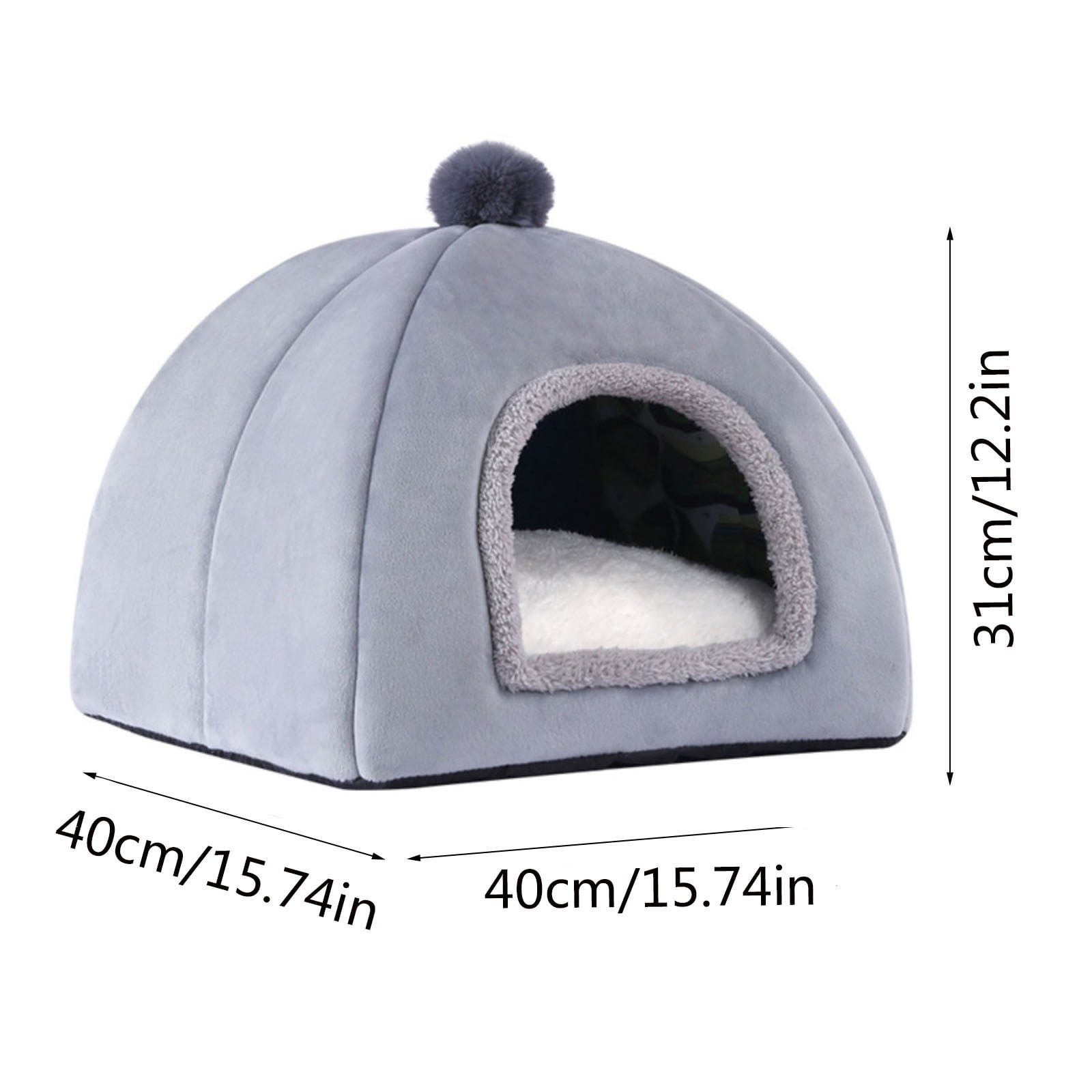 Nebwoak Cat Bed Cave Winter Warm Pet Tent Use Thickened Small Dog Comfortable and Warm Pet Home