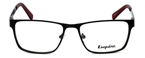 Esquire Designer Reading Glasses EQ1502 in Satin-Black 54mm with Case +3.00