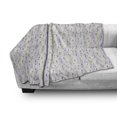 thumbnail image 3 of Paris Soft Flannel Fleece Throw Blanket, Floral Arrangement with Lavender Flowers on Soft Stripes City, Cozy Plush for Indoor and Outdoor Use, 50" x 70", Pale Green Lavender, by Ambesonne, 3 of 6