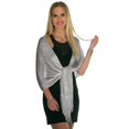 thumbnail image 3 of Chales y abrigos ShineGlitz para vestidos de noche plateados, 3 of 5