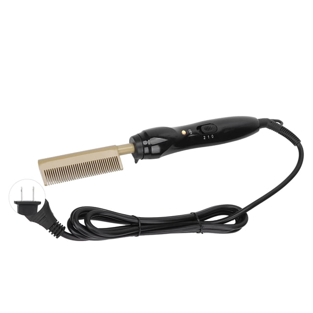 Hot Comb,Electric Hot Comb Multifunctional Straightening Comb Hair Straightener Comb Impressive Results