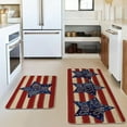thumbnail image 4 of Blueek 2Pcs Patriotic America Star Welcome Doormat - Non-Slip Indoor Outdoor Rugs for Memorial Day, 4th of July Celebrations & Home Decor, 4 of 7