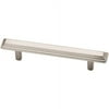 Raised Panel - Stacked Steel 3" CTR Pull Satin Nickel P22227V-SN-C7