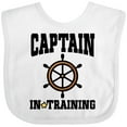 thumbnail image 3 of Inktastic Captain in Training Boys or Girls Baby Bib, 3 of 4
