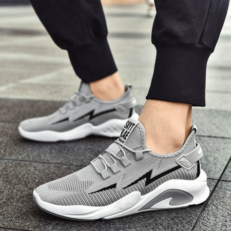

Huilaibazo Cross Woven Men s Shoes Low Top Leisure Sports Running Fashion Men s Shoes