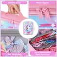 thumbnail image 3 of Organizador con forma de lazo Fruobeyla, diseño de unicornio rosa, para niña, 3 of 7