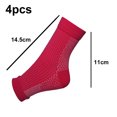 thumbnail image 2 of Calcetines de compresión para soporte de tobillo/talón, alivia el dolor de arco, reduce la hinchazón del pie Zhivalor CPB-US-XD726-3, 2 of 5
