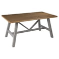 thumbnail image 1 of SEI Furniture Hambleden Rectangular Modern Wood Dining Table in Natural, 1 of 3