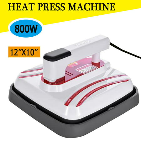 Heat Press 12x10 inch Easy Press 800W Mini Press Portable Vibration Function Easy Mini Press Double-Tube Heating Press Machine for...