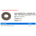 thumbnail image 2 of Front Crankshaft Seal - Compatible with 2000 - 2004 Toyota Land Cruiser 4.7L V8 2001 2002 2003, 2 of 2