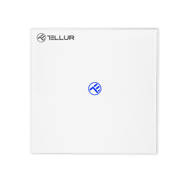 Tellur Smart WiFi switch, SS1N, with/without Neutral, 1 port, 1800W, 10A