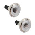 thumbnail image 2 of 1Pair Car Side Marker Lamp Light Clear White Round for Range L322 2003-2012 XGB500020, 2 of 5
