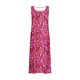 thumbnail image 3 of Vestido de Verano para las Mujeres sin Mangas Lino-Look Impreso Maxi, Suelto Fluido Y Vestido Sexy de Moda para las Mujeres, 3 of 5