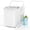 White Handle, variant on Portable Ice Maker Countertop, 6-Minute 9-Bullet Ice Machine with Auto Clean, 26lbs Daily, Includes Basket and Scoop for Home Kitchen RV Camping in White