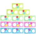 thumbnail image 3 of Shisuyan Pupil Drawing Stencils Assorted Color Plastic 12Pcs 7.9x4.3In, 3 of 8