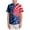 Blue, variant on Gubotare Boys American Flag Shirt Toddler Shirt for Boys T-Shirt Kids Sunday Athletic Outfit Funny Print Summer Tee Tops ( Red,Size 12-13 Years)