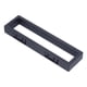thumbnail image 4 of Ratina de Toallas, Soporte de Toallas de Acero de Acero Negro Mate de Acero Negro Con Cepillado Ambiental Montado En la Pared Para Baño Para Baño Para Cocina para Casa, 4 of 7