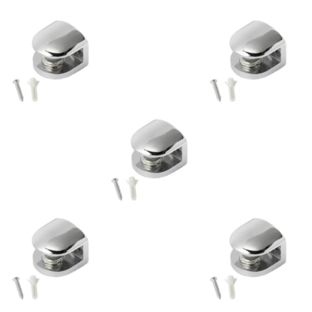 Wosthever Estante de vidrio de aleación de zinc, reemplazo galvanizado, estilo Simple, ajustable, antideslizante, a prueba de humedad, soporte Type2 NO2