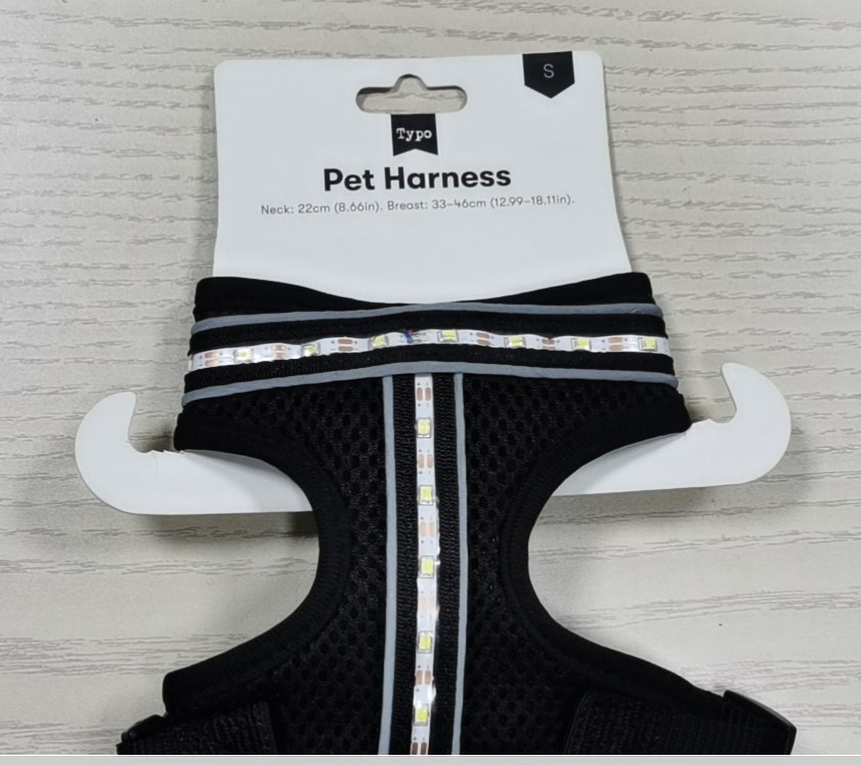 Remote-Controlled Reflective LED Safety Vest for Your Dog & Cat For Prevent Accidents |  Glow-in-the-Dark Night Walking Harness | Rechargeable & Safe Battery Technology