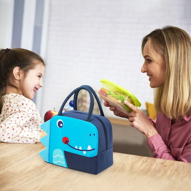 Caja de Almuerzo para Niños Aislada Bolsa de Almuerzo Ligera Reutilizable para Chicas Chicos, Mantiene la Comida Fría Caliente Espaciosa Caja de Almuerzo Bento para Niños, Picnic de Trabajo Escolar