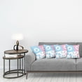 thumbnail image 3 of Ambesonne Animal Throw Pillow Cover 4 Pack, Girl Boy, 18", Pale Pink Blue, 3 of 7