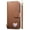 Brown, variant on Dteck for Google Pixel 10 /10 Pro Wallet Case with Card Holder, Love Pattern PU Leather Strap Zipper Pocket Shockproof Phone Cover,Pink