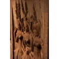 thumbnail image 2 of Berzel, Erin 23x32 Black Ornate Wood Framed with Double Matting Museum Art Print Titled - Apsara Carvings, 2 of 4
