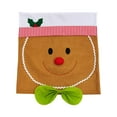 thumbnail image 3 of Gingerbread Man Chair Slipcover Computer Backrest Cover Cloth Material Christmas Office Home Decor, 3 of 9