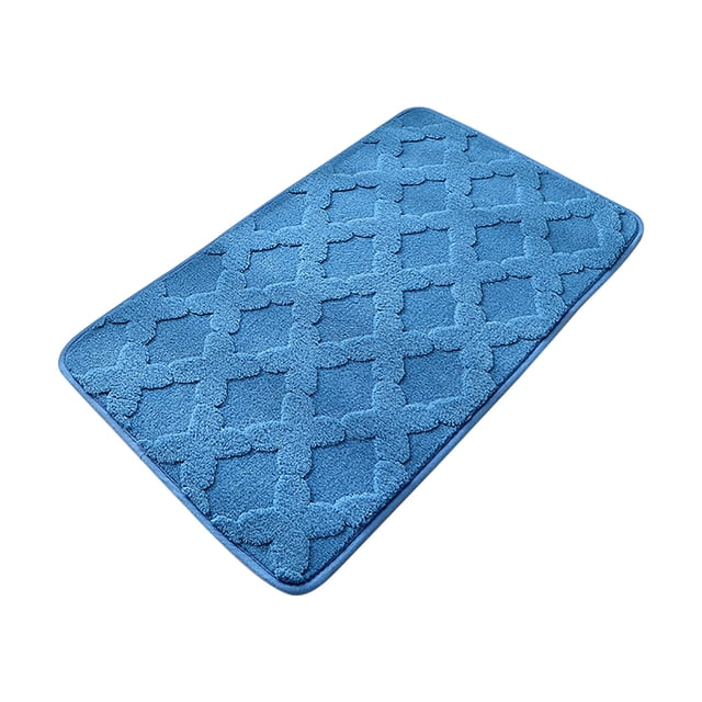 Alfombrillas de Piso para Casa Color Sólido Absorbente Alfombra de Baño, 38x58cm Multi Color Patrón Alfombra de Puerta Frontera para la Ducha de Entrada, Alfombra de Piso de Baño