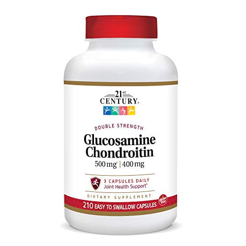21st Century Glucosamine 500 mg and Chondroitin 400 mg Capsules, 210