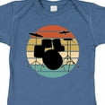 thumbnail image 4 of Inktastic Drum Set Retro Drummer Sunset Boys or Girls Baby Bodysuit, 4 of 5