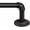 Black, variant on Curtain Rods for Windows 32 to 48, 1 Inch Industrial Wrap Around Curtain Rod, Indoor/Outdoor Room Divider Adjustable Drapery Pole, 32"-48", White