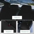 thumbnail image 2 of For 2016-2024 Honda Civic FH Group Neoprene Custom Fit Car Seat Covers Waterproof  - Rear Black, 2 of 5