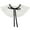White-4, variant on INSPIRE CHIC Detachable Fake Collar, Neck Ruff Mini Cape Choker False Dickey Collar for Blouse Black-5