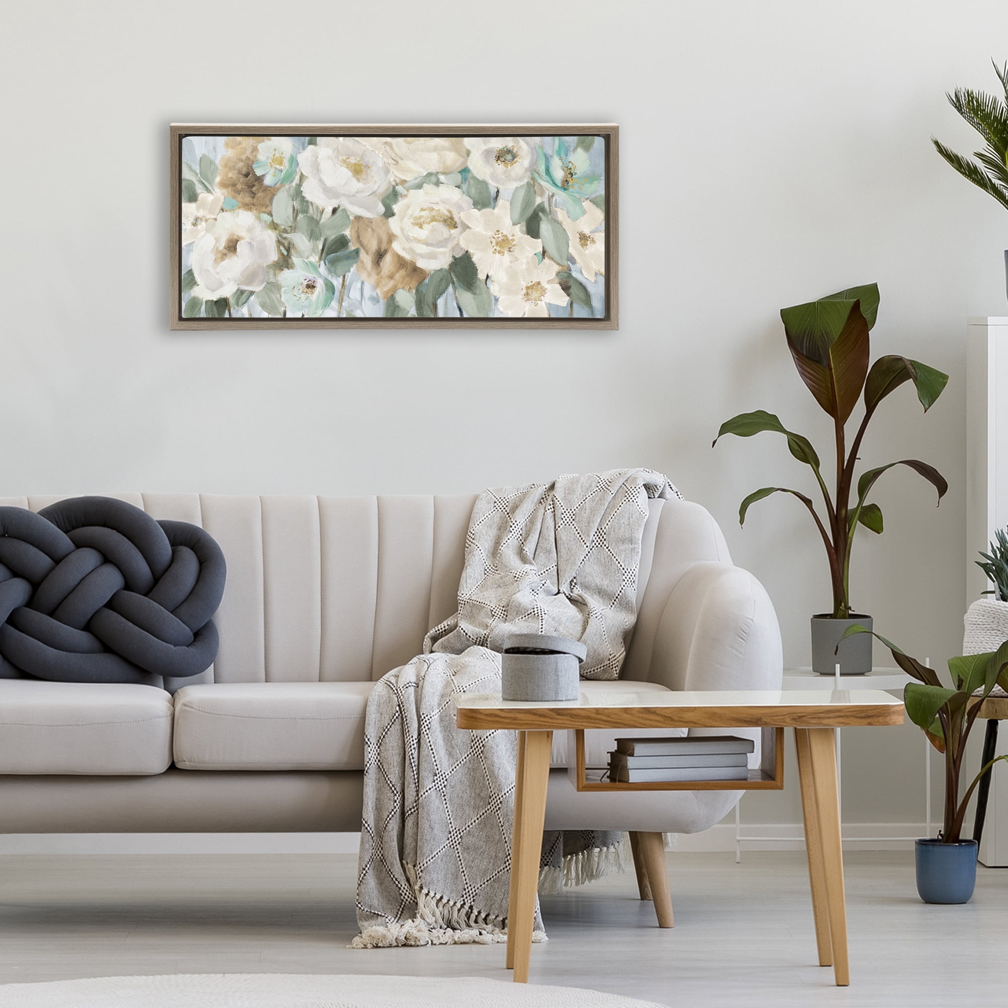 Stupell Industries Promise of Giverny Brown Framed Floater Canvas Wall Art, design by Lanie Loreth