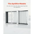 thumbnail image 2 of KFFKFF 20 x 25 x 4 Furnace Filter, MERV 11 HVAC Ac Filters,12-Month Electrostatic Pleated Air Conditioner Filters, 4-Pack (Actual Size: 20.47 x 25.20 x 3.98 Inch), 2 of 9