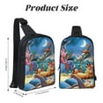 thumbnail image 3 of Winnie The Pooh Crossbody Backpack Sling Bag for Men Women One Shoulder Chest Bags Gym Sport Travel Hiking Daypack, 3 of 8